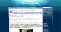 Desktop Screenshot of fiduciarydutiesblog.com