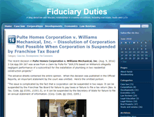 Tablet Screenshot of fiduciarydutiesblog.com